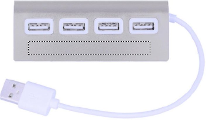 4 portový US hub - Typ potlače a počet farieb: Tamponový tisk, 4 barvy, Umiestnenie a max. veľkosť potlače: TOP, 5x70mm, Počet kusov: 50 4 portový US hub - Typ potlače a počet farieb: Tamponový tisk, 4 barvy, Umiestnenie a max. veľkosť potlače: TOP, 5x70mm, Počet kusov: 50
