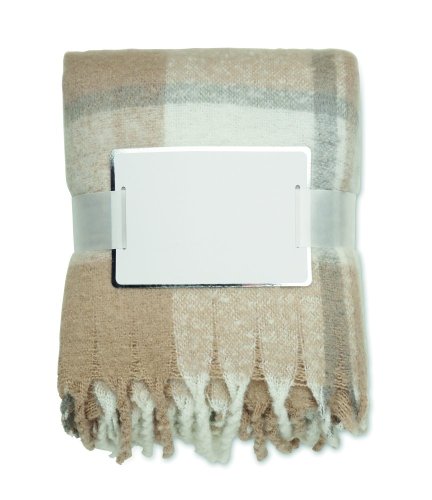 Kostkovaná mohérová deka