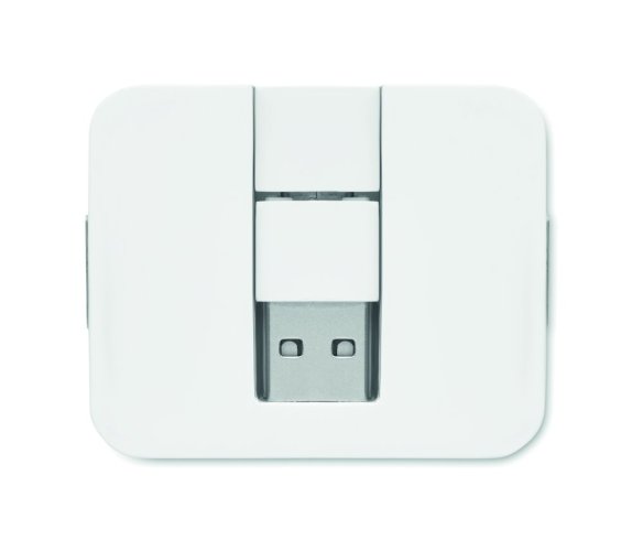 4portový USB rozbočovač - Umiestnenie potlače: TOP, Typ potlače: Tampontisk (max. 4 farby, 20x40mm), Počet farieb potlače: 1 farba, Počet kusov: 60