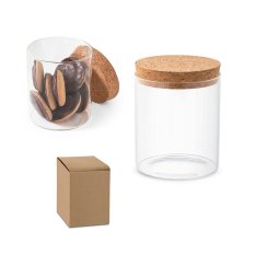 SPICE 700. Fľaša z borosilikátového skla s korkovým uzáverom 700 mL
