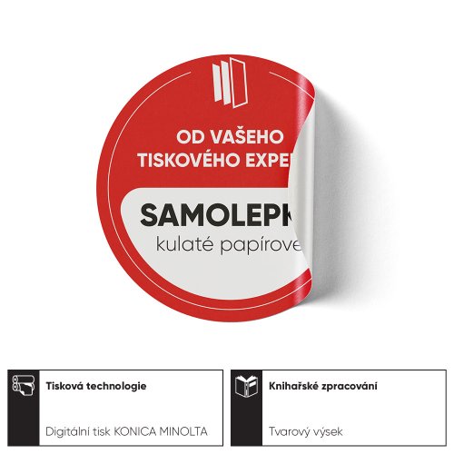 Samolepky kulaté