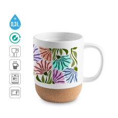RORY SUB. Keramický hrnček so sublimačným náterom 390 ml