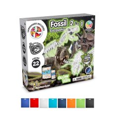 Vzdělávací vykopávková sada dinosauřích fosilií 2 v 1