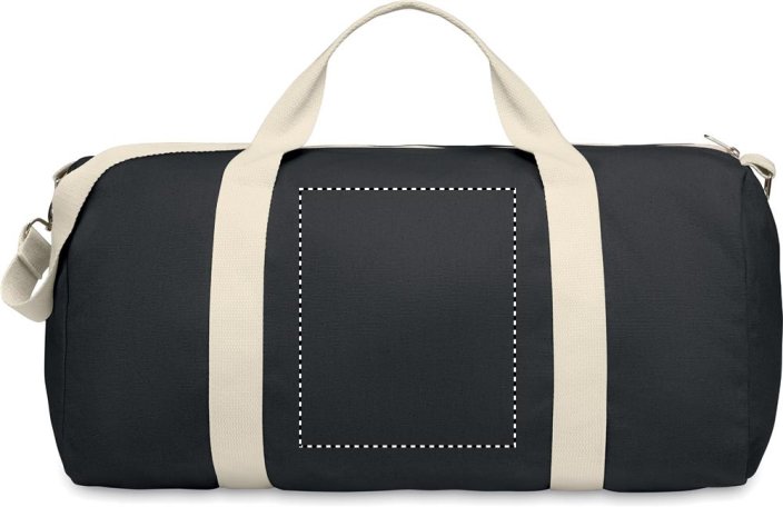 Cestovní taška 320 g - Umístění potisku: LEFT SIDE, Typ potisku: Sítotiskový transfer (max. 8 barev, 140x180mm), Počet barev potisku: 2 barvy, Počet kusů: 1500