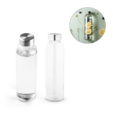 SOLER. Skleněná láhev sublimační s nerezovým uzávěrem 500 ml