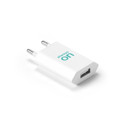 WOESE. Napájecí adaptér USB-A 5W ze recyklovaného ABS (100% rABS) WOESE. Napájecí adaptér USB-A 5W ze recyklovaného ABS (100% rABS)