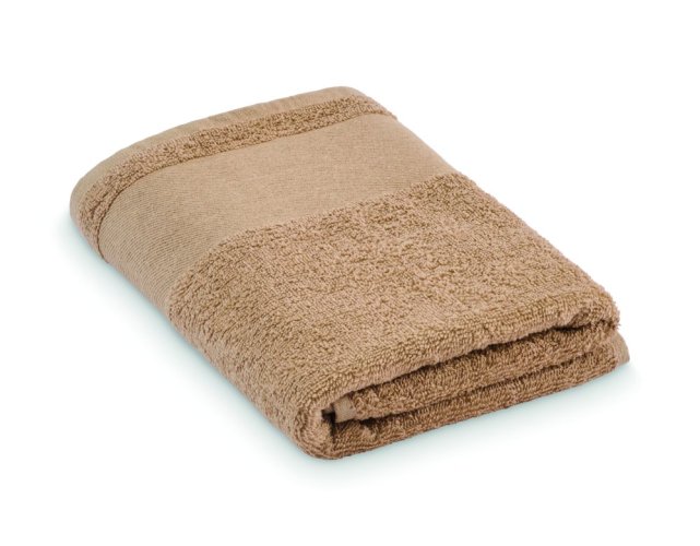 Bavlněný ručník na ruce - Umístění a max. velikost potisku: STRIP LEFT, 50x200mm, Typ potisku a počet barev: Sítotiskový transfer, 6 barev, Počet kusů: 2000