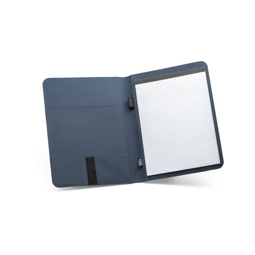 EMERGE FOLDER II. Složka A4 z materiálu recyklovaného polyesteru (100% rPET) 300D s elastickým uzávěrem EMERGE FOLDER II. Složka A4 z materiálu recyklovaného polyesteru (100% rPET) 300D s elastickým uzávěrem