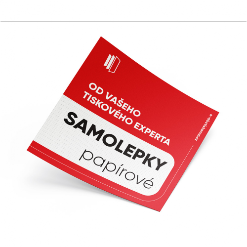 Samolepky papierové