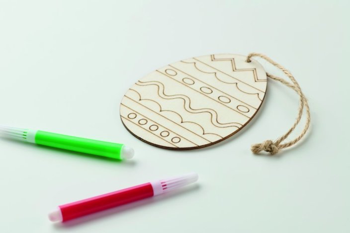 Sada na malování, dřevěné vejce