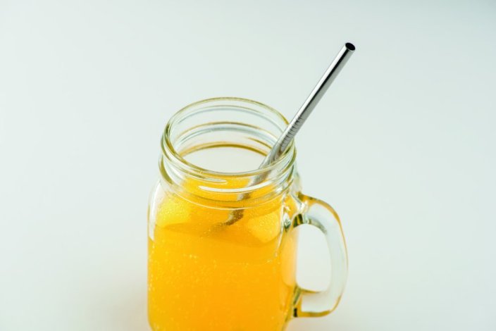 Nerezové brčko s kartáčkem