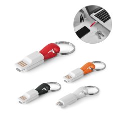 RIEMANN. USB kábel s konektorom 2 v 1 z ABS a PVC
