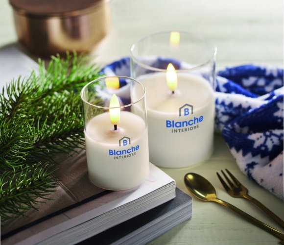 LED svíčka ve skle