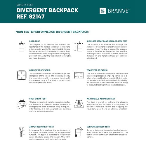 DIVERGENT BACKPACK II. Batoh na notebook do velikosti 15.6'' z tkaniny a PU DIVERGENT BACKPACK II. Batoh na notebook do velikosti 15.6'' z tkaniny a PU