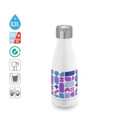 AMORTI S. 380 ml sublimačná fľaša z nehrdzavejúcej ocele