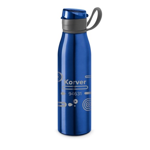 KORVER. Hliníková sportovní láhev o objemu 650 ml