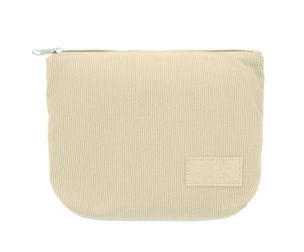 Manšestrová kosmetická taška