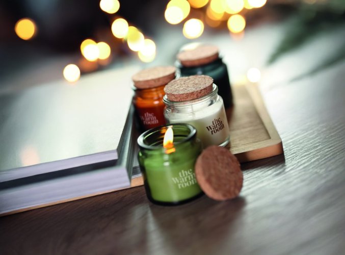 Svíčka z rostlinného vosku 70g