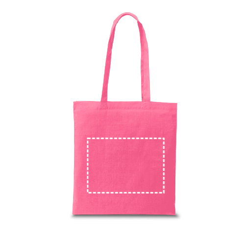 CAIRO. Taška z recyklované bavlny (70%) a polyesteru (30% rPET) (180 g/m²) - Typ potisku a počet barev: Výšivka, 12 barvy, Umístění a max. velikost potisku: Zadní část, 280 x 200, Počet kusů: 600