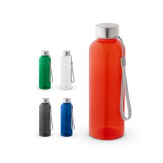 ENDERS M. Recyklovaného PET (100% rPET) fľaša s lesklým priesvitným povrchom 600 ml