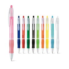 SLIM BK. Guľôčkové pero z ABS s protišmykovou rukoväťou