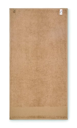 Bavlněný ručník na ruce - Umístění a max. velikost potisku: STRIP LEFT, 50x200mm, Typ potisku a počet barev: Sítotiskový transfer, 6 barev, Počet kusů: 2000