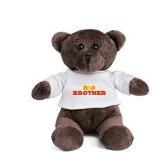 GRIZZLY. Plyšová hračka medvedíka v tričku