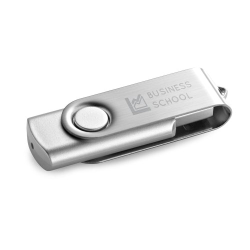CLAUDIUS 4GB. 4 GB USB flash disk s kovovým klipom