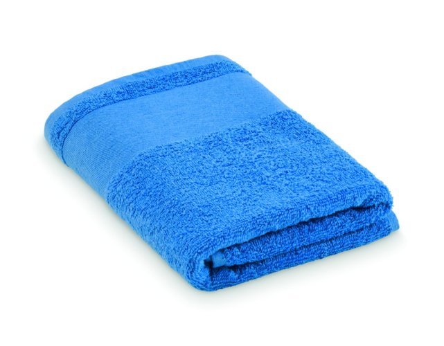 Bavlněný ručník na ruce - Umístění a max. velikost potisku: STRIP LEFT, 50x200mm, Typ potisku a počet barev: Sítotiskový transfer, 6 barev, Počet kusů: 2000