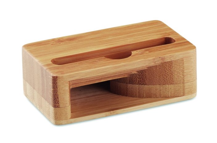 Bambusový stojánek a zesilovač