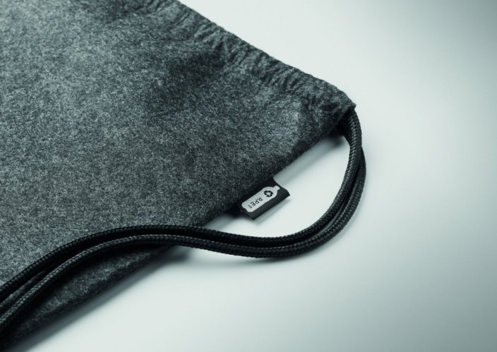 Plstěný stahovací batoh RPET