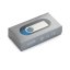 CLAUDIUS 8GB. 8 GB USB flash disk s kovovým klipem - Typ potisku a počet barev: Tampontisk, 3 barvy, Umístění a max. velikost potisku: Zadní část, 25 x 13, Počet kusů: 130