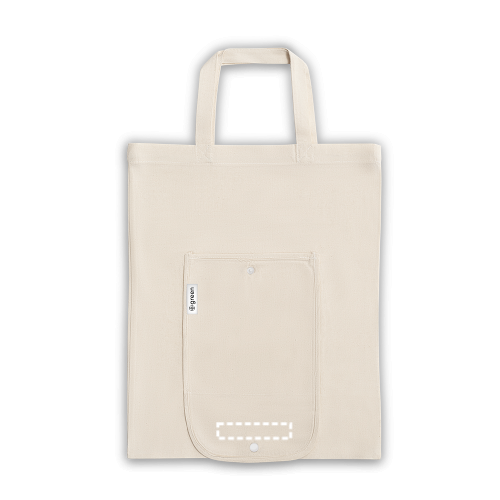 BEIRUT. Taška z bavlny a recyklované bavlny (140 g/m²) - Umístění potisku: bez potisku, Typ potisku: bez potisku, Počet barev potisku: bez potisku, Počet kusů: 1000