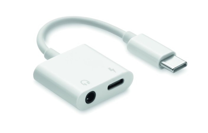 Rozbočovač zvuku type-C z ABS