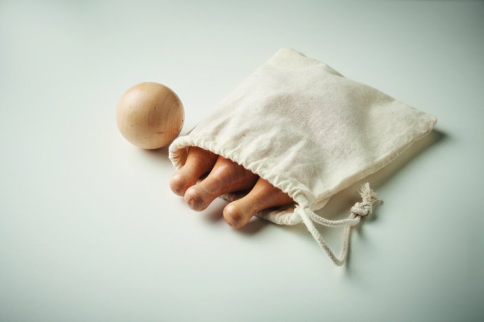 Mini bowlingová sada z borovico