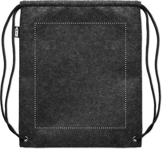 Plstěný stahovací batoh RPET