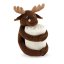 MOOSE. Obyvateľná prikrývka z polárneho fleece s plyšovou hračkou (180 g/m²)