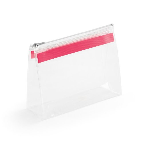 CHASTAIN. Priehľadné EVA puzdro so zipsom - Umiestnenie potlače: Predný, Typ potlače: Sieťotlač (plast, papier) (max. 1 farba, 100 x 50mm), Počet farieb potlače: 1 farba, Počet kusov: 1