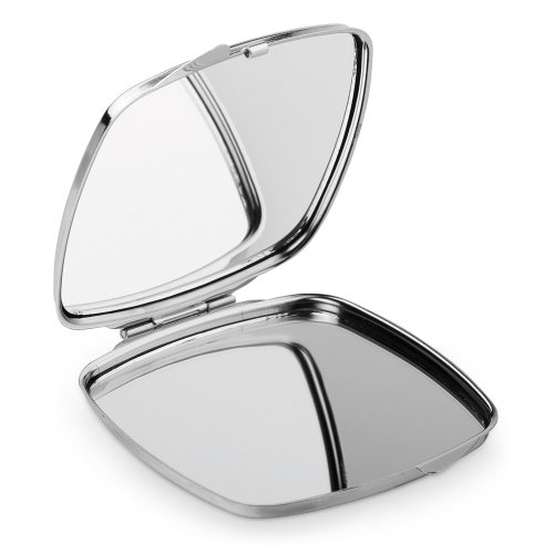 SHIMMER. Dvojité kovové zrcátko do kabelky SHIMMER. Dvojité kovové zrcátko do kabelky