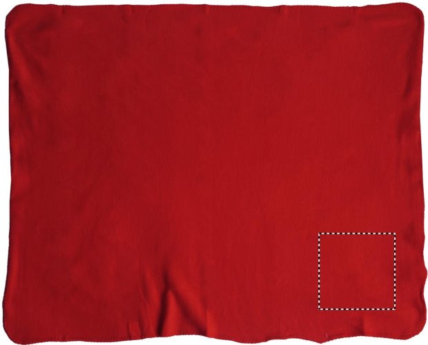 Fleecová deka s popruhy