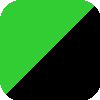 Lime green/black