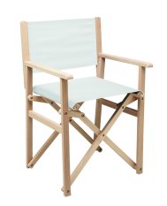 Foldable wooden beach chair