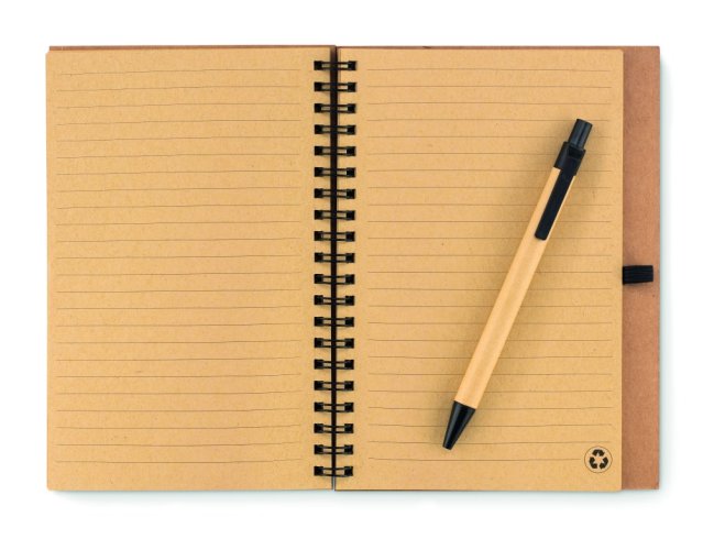 Zápisník a propiska, korek