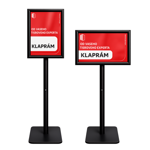 Klaprámy & menu klaprámy - Velikost: A2, profil 25 mm, Varianta klaprámu (vyberte): Kompletní klaprám + tisk plakátu