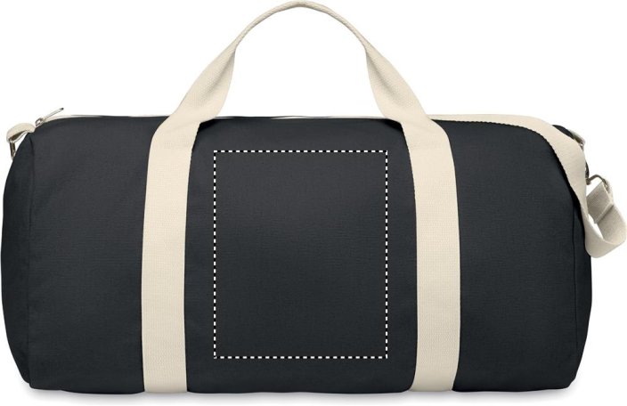 Cestovní taška 320 g - Umístění potisku: LEFT SIDE, Typ potisku: Sítotiskový transfer (max. 8 barev, 140x180mm), Počet barev potisku: 2 barvy, Počet kusů: 1500