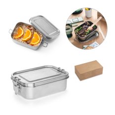 ALLSPICE. Box na obed. HRobustný hermetický box vyrobený z nehrdzavejúcej ocele (90% recyklovanej) 750 mL