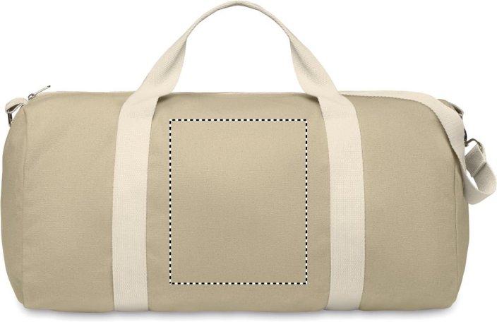 Cestovní taška 320 g - Umístění potisku: LEFT SIDE, Typ potisku: Sítotiskový transfer (max. 8 barev, 140x180mm), Počet barev potisku: 2 barvy, Počet kusů: 1500