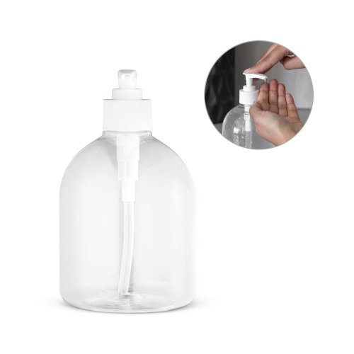 REFLASK 500. Lahev s dávkovačem z PET a PP 500 mL