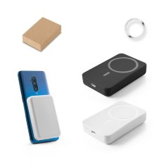 AMPERE 10. 10 000 mAh magnetická power banka s 15 W superrýchlou bezdrôtovou nabíjačkou v recyklovaného ABS-a (100% rABS)