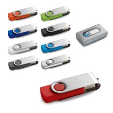 CLAUDIUS 8GB. 8 GB USB flash disk s kovovým klipem
